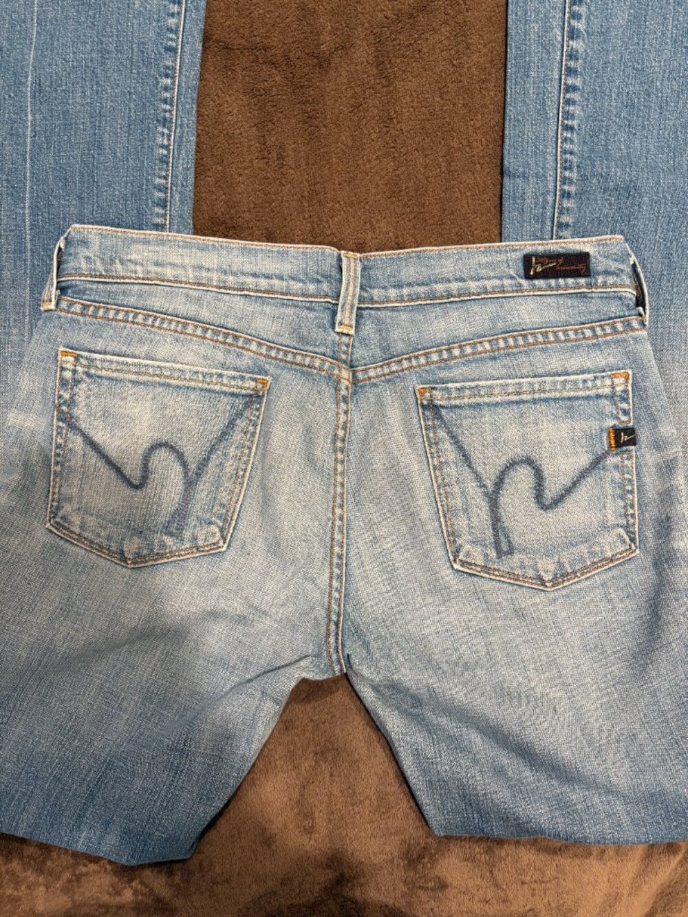 Citizens of Humanity Kelly Bootcut Jeans 001-001 Light Wash Sz 29 Low Rise